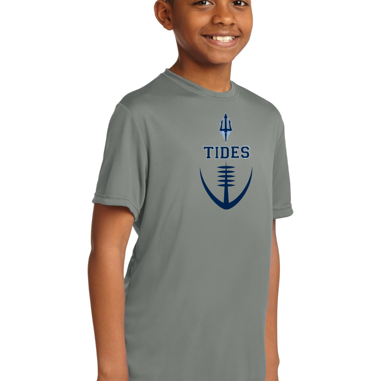 Trident Football Performance Tee- Adult and Youth