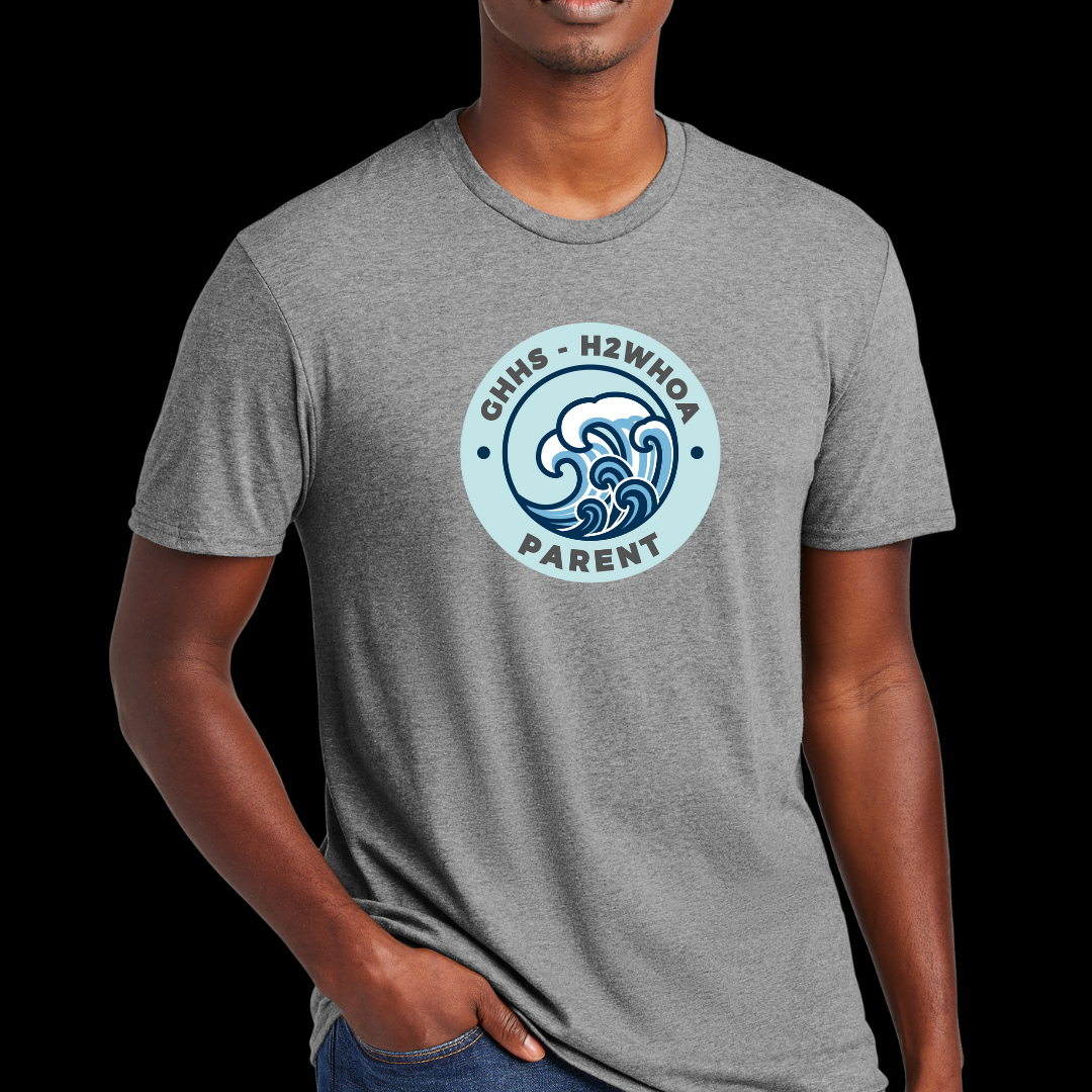 Blue Circle H2WHOA PARENT Tee- Adult Sizing