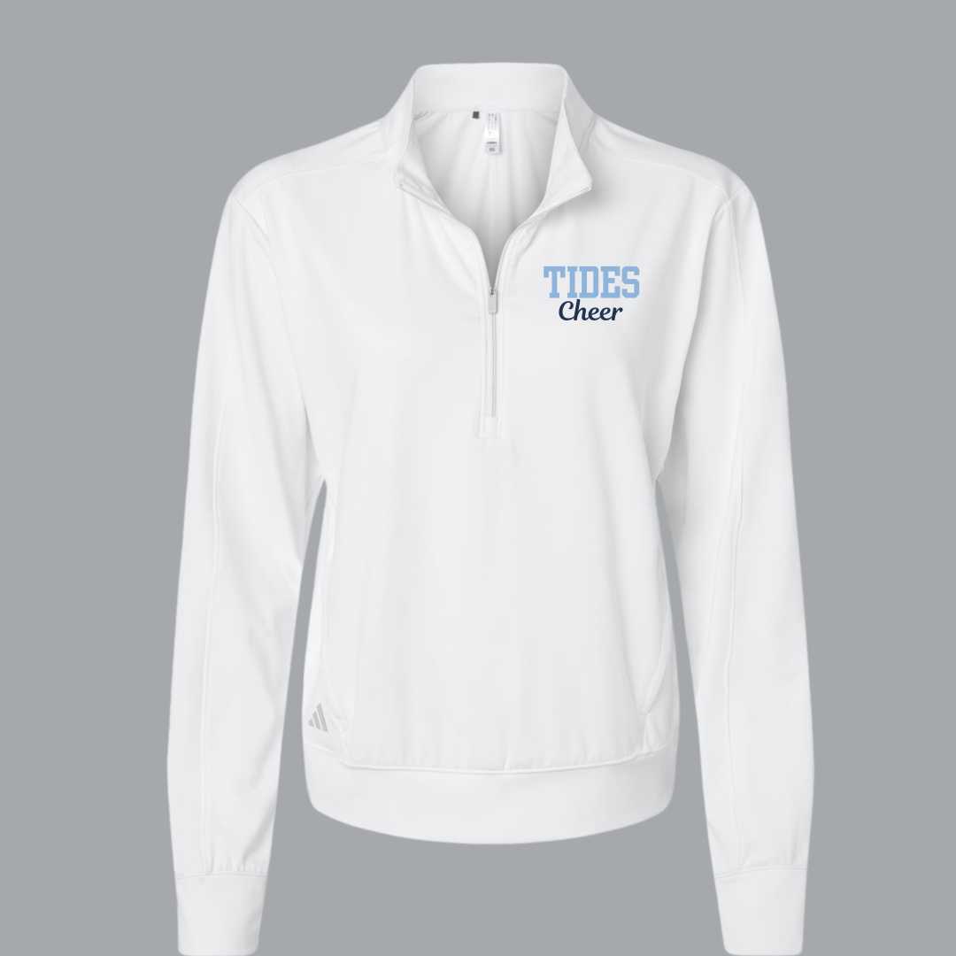 Tides Cheer Adidas 1/4 Zip - Adult Sizing Only