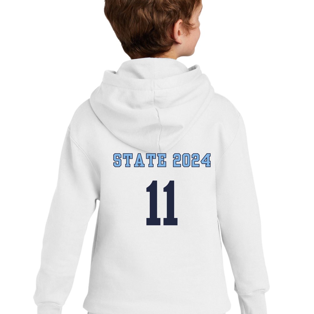 State Tides Basketball Hooded Sweatshirts - Youth