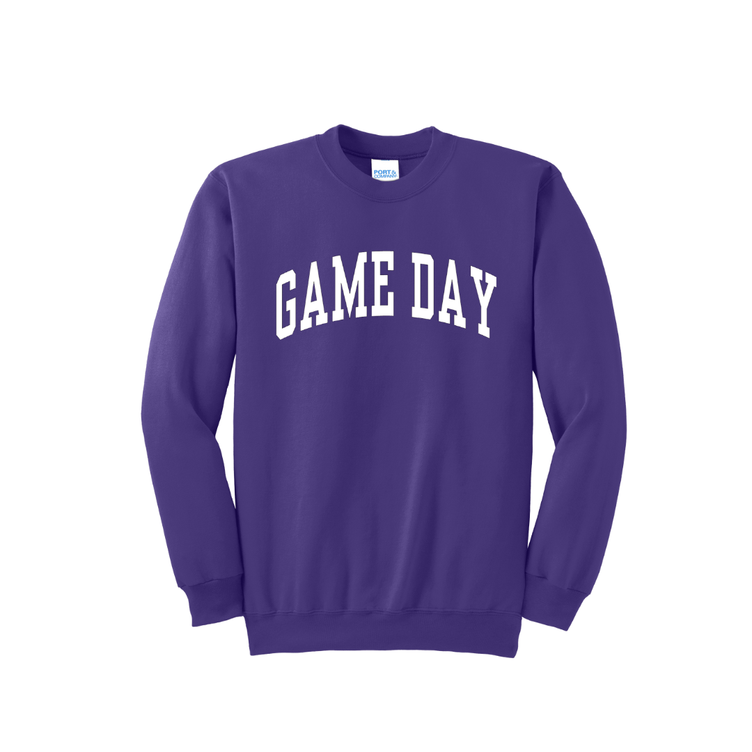 Game Day Crewneck- Adult and Youth sizing