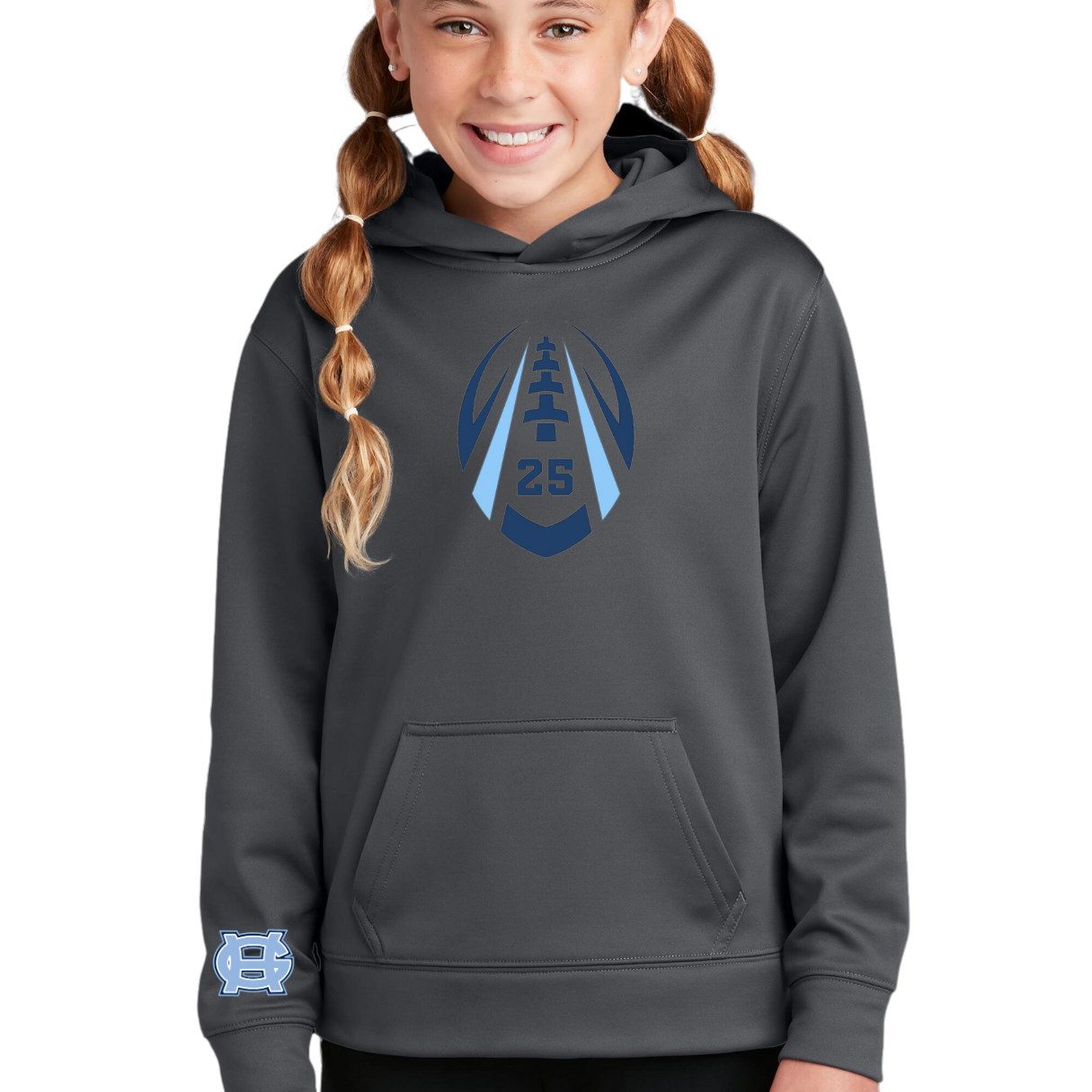 Tides Football Favorite Player Performance Hooded Sweatshirt- Adult and Youth